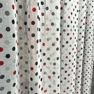 Tessuto per tendaggio Multicolor a Pois Via Roma 60 (1)