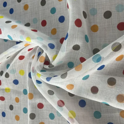 Tessuto per tendaggio Multicolor a Pois Via Roma 60 (6)