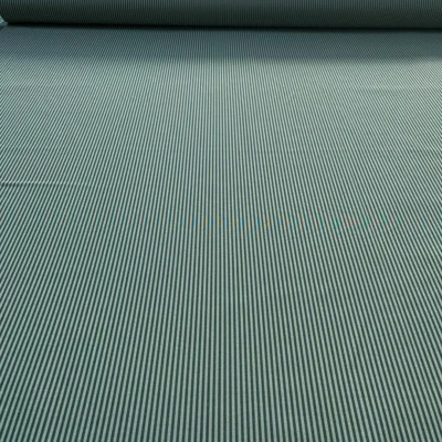 Tovagliato Misto Cotone a righe verde salvia e ecr&ugrave; (2)