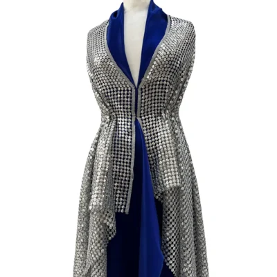 pailettes argentata lurex 12