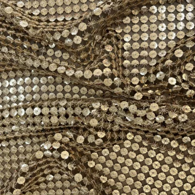 pailettes dorata lurex