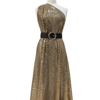 pailettes dorata lurex 9