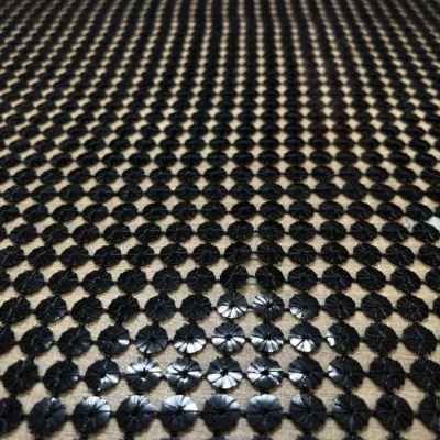 pailettes nera lurex 4