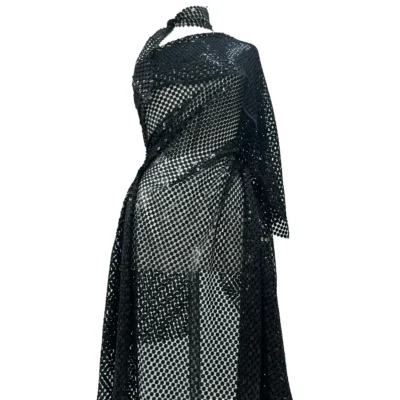 pailettes nera lurex