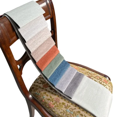 Tessuti per arredamento "suede" melangè idrorepellenti Made in Italy - 9 varianti - Alt 142 cm