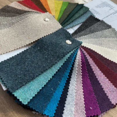 Tessuti in misto lana ignifughi Classe 1IM melangè - 34 varianti colore - Alt.150 cm