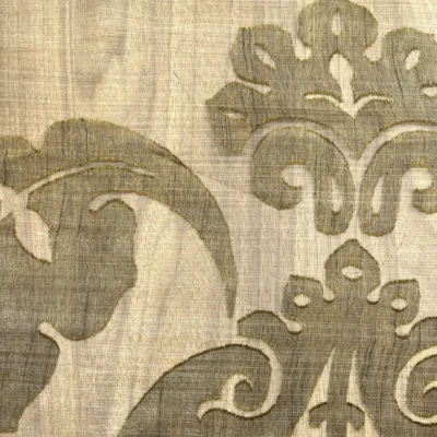 organza devor&egrave; damascato bronzo 6