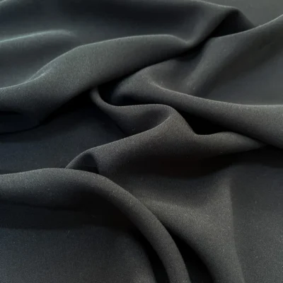 crepe nero poliestere elasticizzato 1