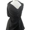 crepe nero poliestere elasticizzato 4