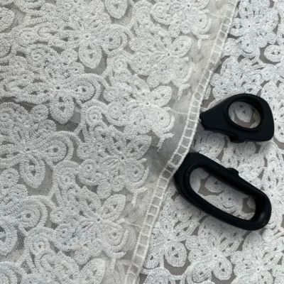 pizzo macram&egrave; avorio base tulle 3