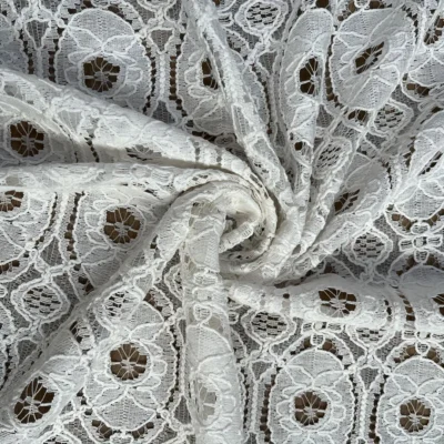 pizzo misto cotone poliestere avorio 3