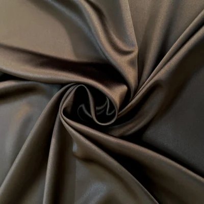 raso marrone cioccolato poliestere 2