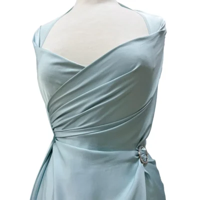 raso seta celeste ghiaccio