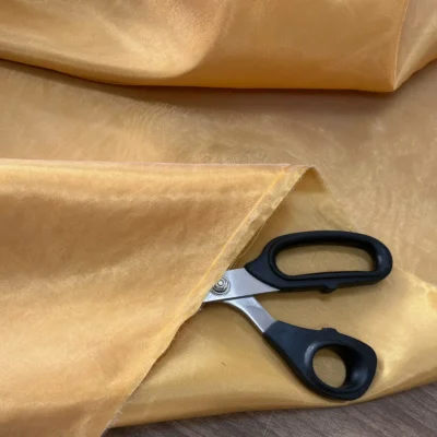 tenda doppia organza arancio jaquard 3