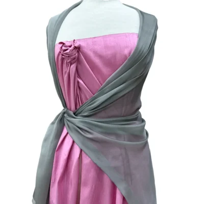 voile stola pura seta grigio perla 3