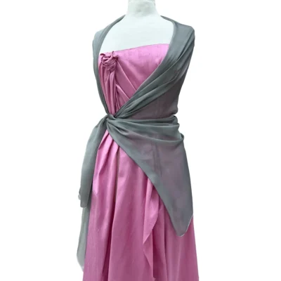 voile stola pura seta grigio perla 4