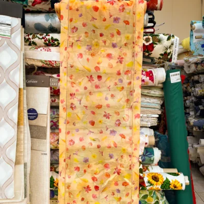 Tenda a Vetro Floreale con Petali Multicolore (3)