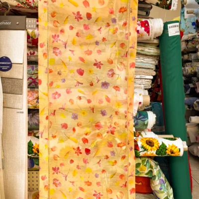 Tenda a Vetro Floreale con Petali Multicolore (5)