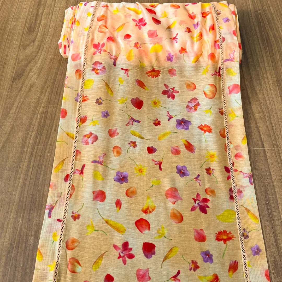 Tenda a Vetro Floreale con Petali Multicolore (6)