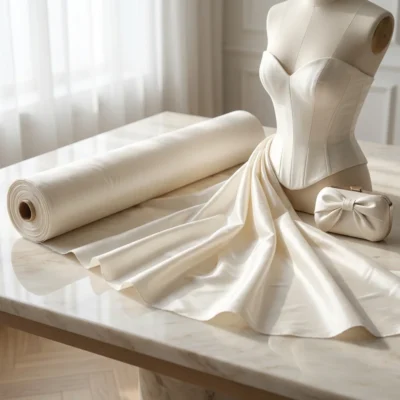 Taffett&agrave; di pura seta Made in Italy - Alt 150cm