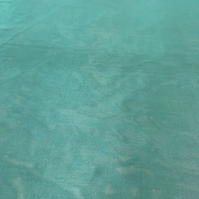 Tendaggio Doubleface Verde acqua a Micro Puntini &ndash; Alt.300 cm