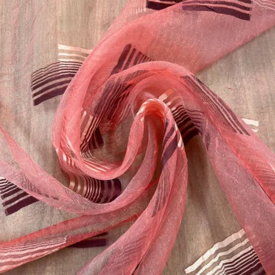 tenda in organza brillante scontata al 50% - larg 142cm 3