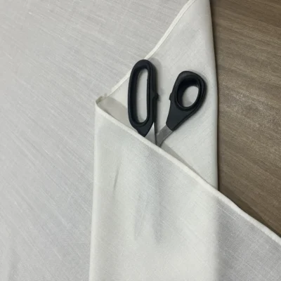 Tenda leggera classica tinta unita panna (1)