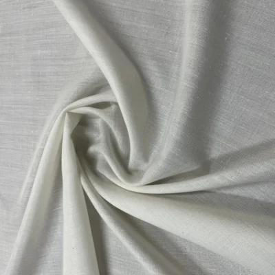 Tenda leggera classica tinta unita panna (3)