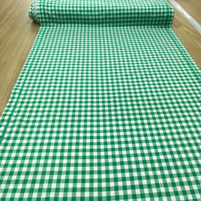 Tendino Quadrettato Classico Verde Bianco (1)