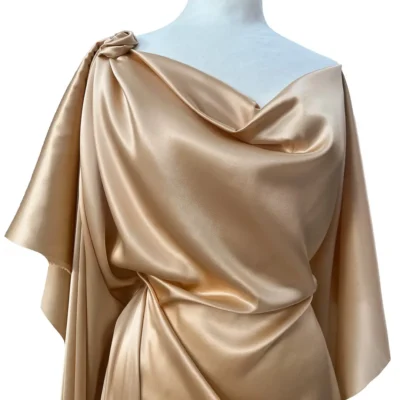 raso seta stretch sabbia dorato 2