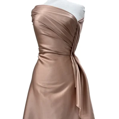 Raso pura seta nocciola 1