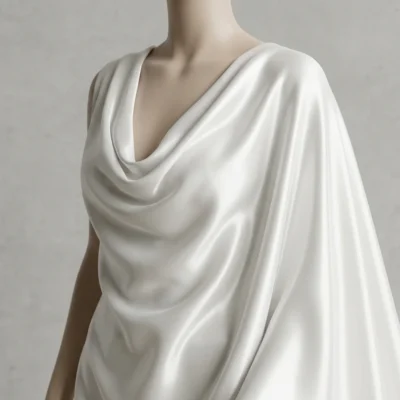 Raso in pura seta made in Italy – luminosità fluida per capi eleganti (1)