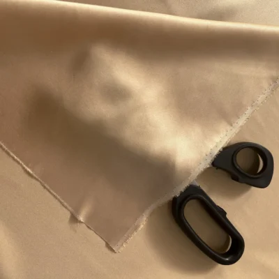 raso seta stretch sabbia dorato