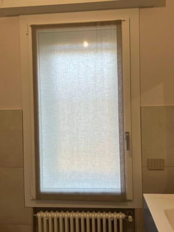 Tenda a vetro bagno