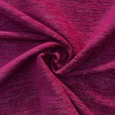 Tessuto Arredo e Abbigliamento misto cotone - viola e oro Alt.140 cm