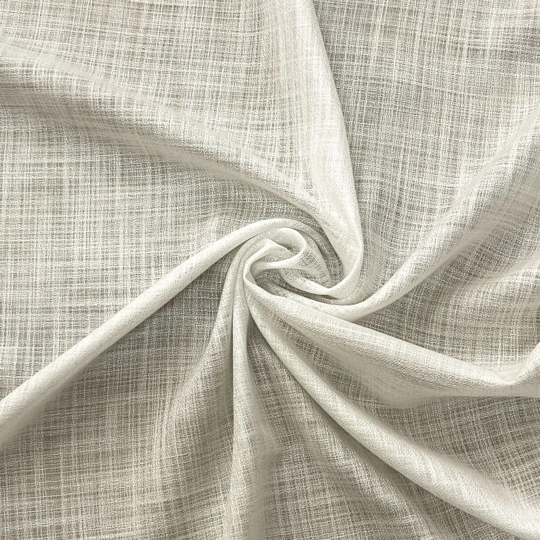 Tessuto per tende ignifugo in poliestere effetto lino - 5 Var. colore - Alt.320 cm - immagine 4