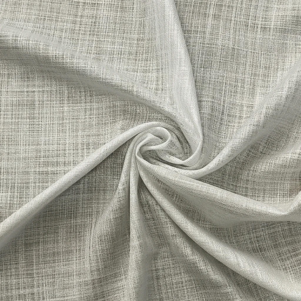 Tessuto per tende ignifugo in poliestere effetto lino - 5 Var. colore - Alt.320 cm - immagine 5