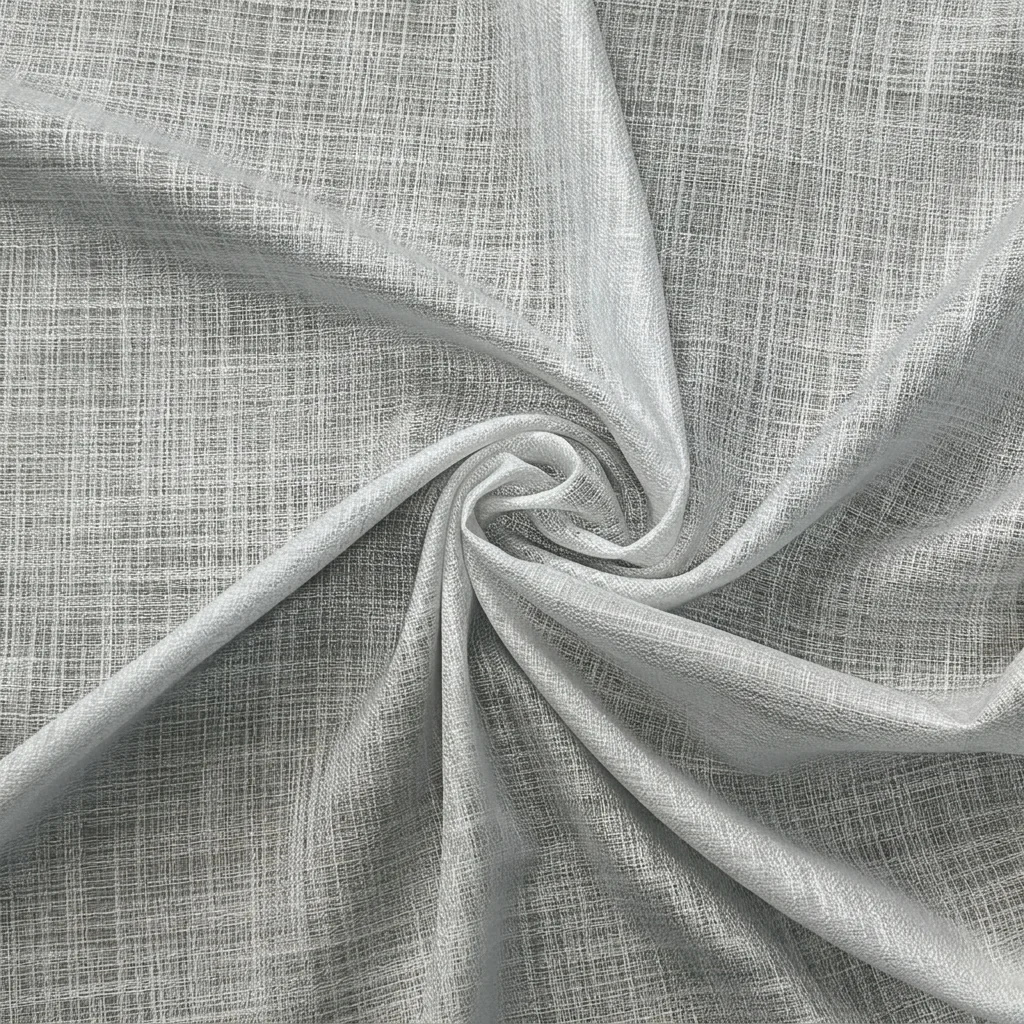 Tessuto per tende ignifugo in poliestere effetto lino - 5 Var. colore - Alt.320 cm - immagine 6