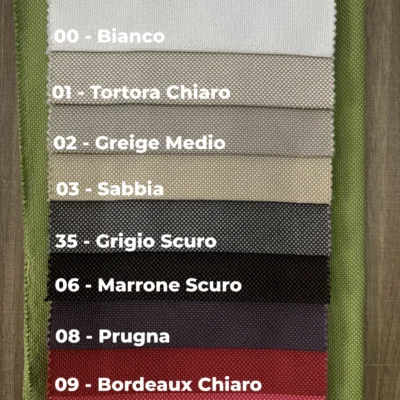 Tessuto Idrorepellente ignifugo palette 1