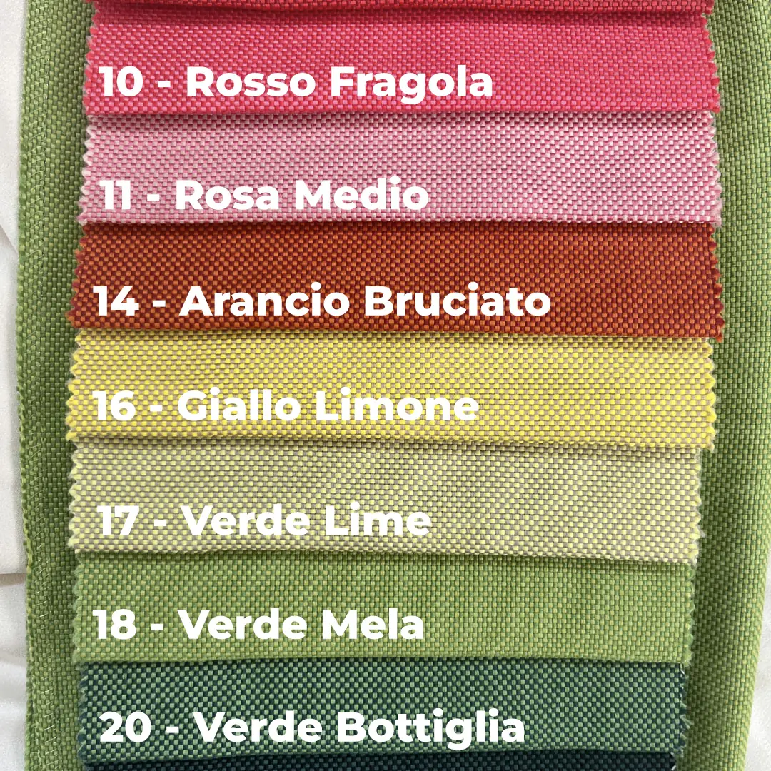 Tessuto Idrorepellente ignifugo palette 2