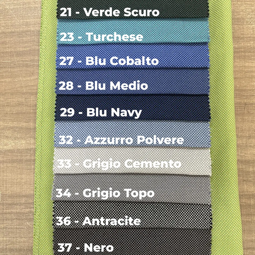 Tessuto Idrorepellente ignifugo palette 3