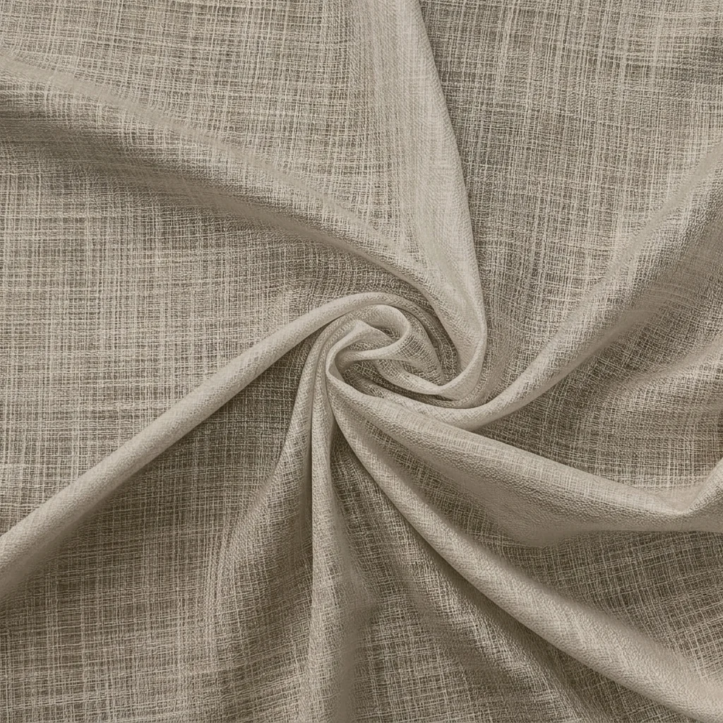 Tessuto per tende ignifugo in poliestere effetto lino - 5 Var. colore - Alt.320 cm - immagine 7