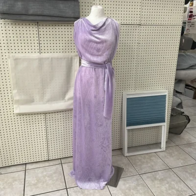 Tessuto Seta Viscosa Devor&egrave; Fantasia Elegante Made in Italy alt. 140 cm (1)