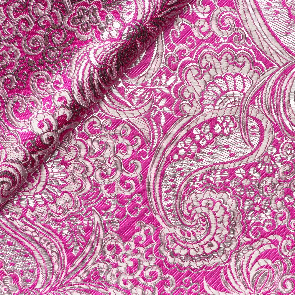 Broccato Havana 10 Fuxia Argento