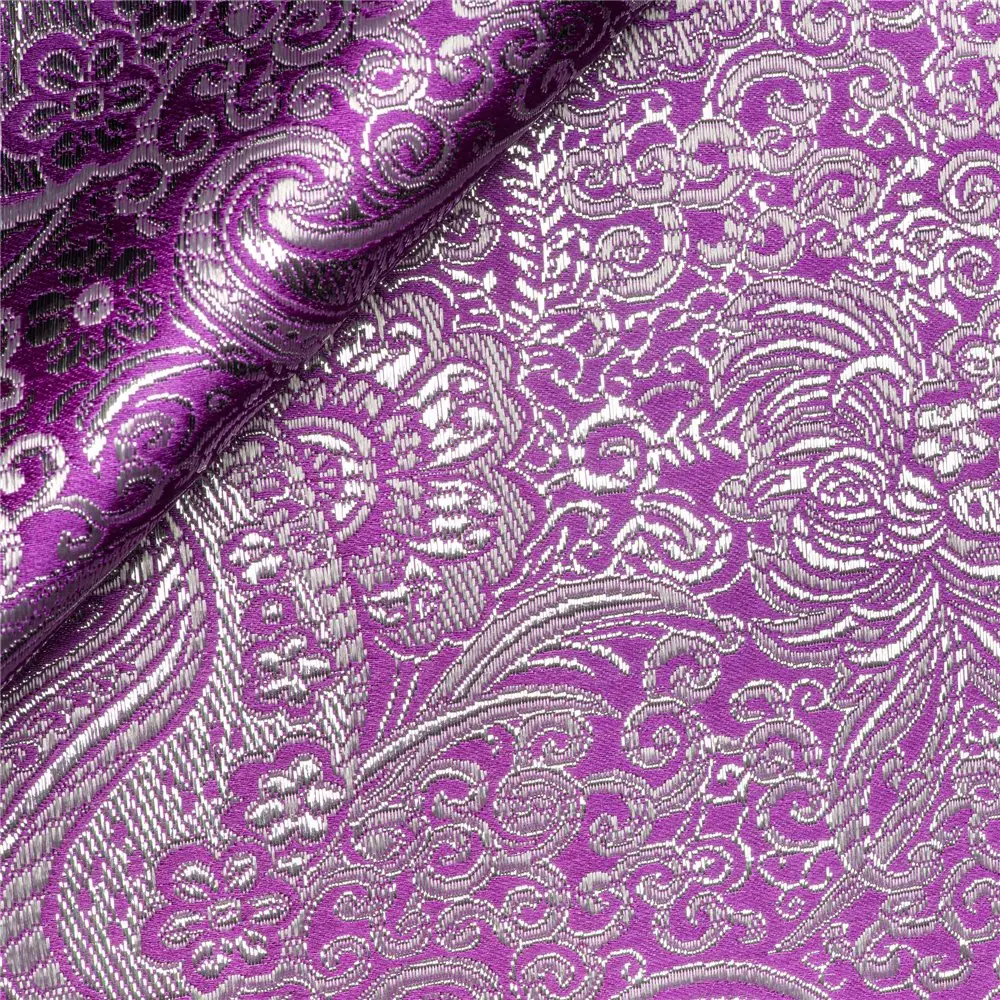 Broccato Havana 11 Viola Argento