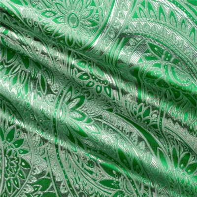Broccato Marrakech 10 VERDE ARGENTO