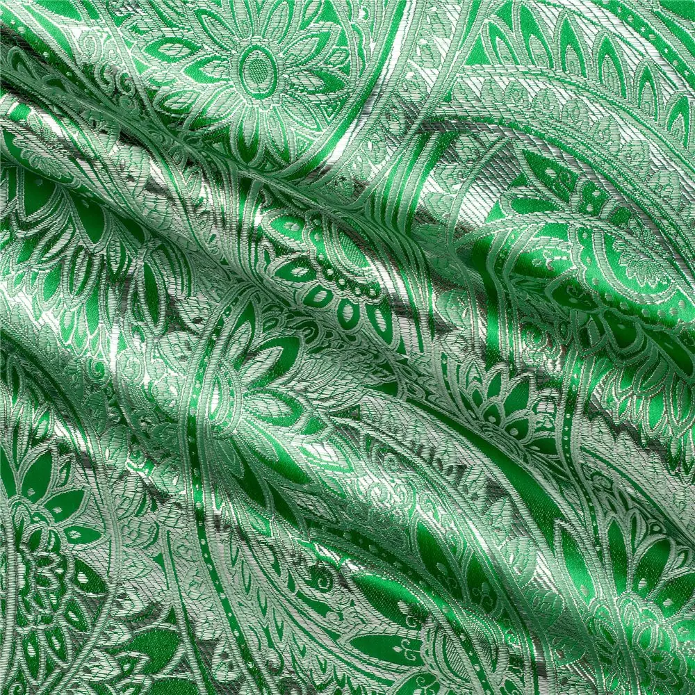Broccato Marrakech 10 VERDE ARGENTO