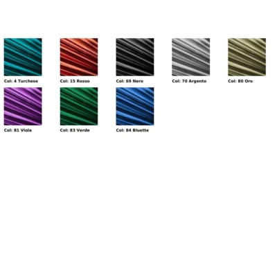 Tessuto Spalmato Elastico Lucido 95% Poliestere 5% Elastan Alt.150 cm &ndash; 8 Colori
