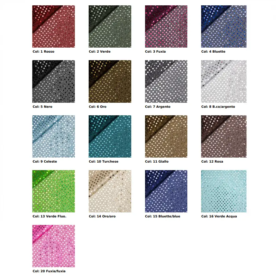 PAILLETTES MINU Cartella Colori 1